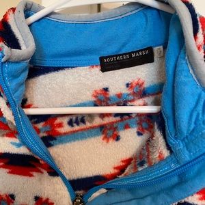 souther marsh quarter zip pull over